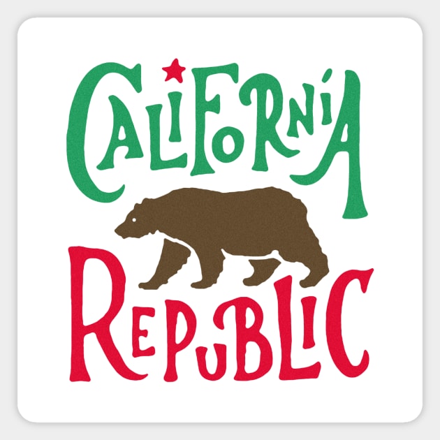 California Republic Sticker by Artizan